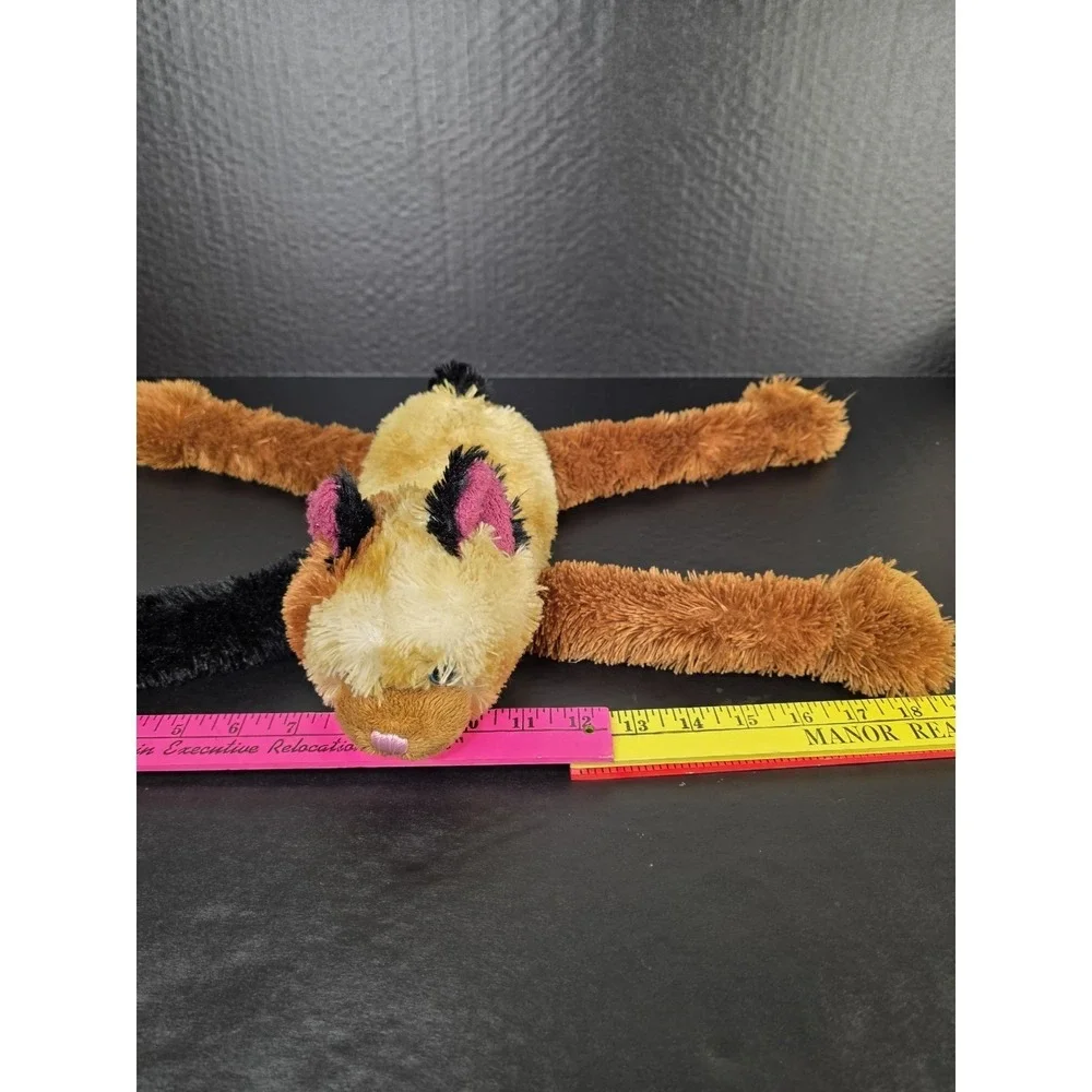 Old Navy Cat Plush Long Legs‎ Calico Stuffed Animal 12x9 Floppy Pink Nose